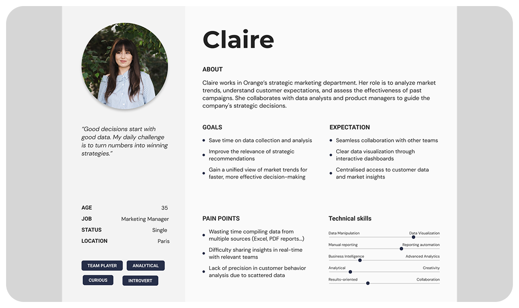 Analytics personae