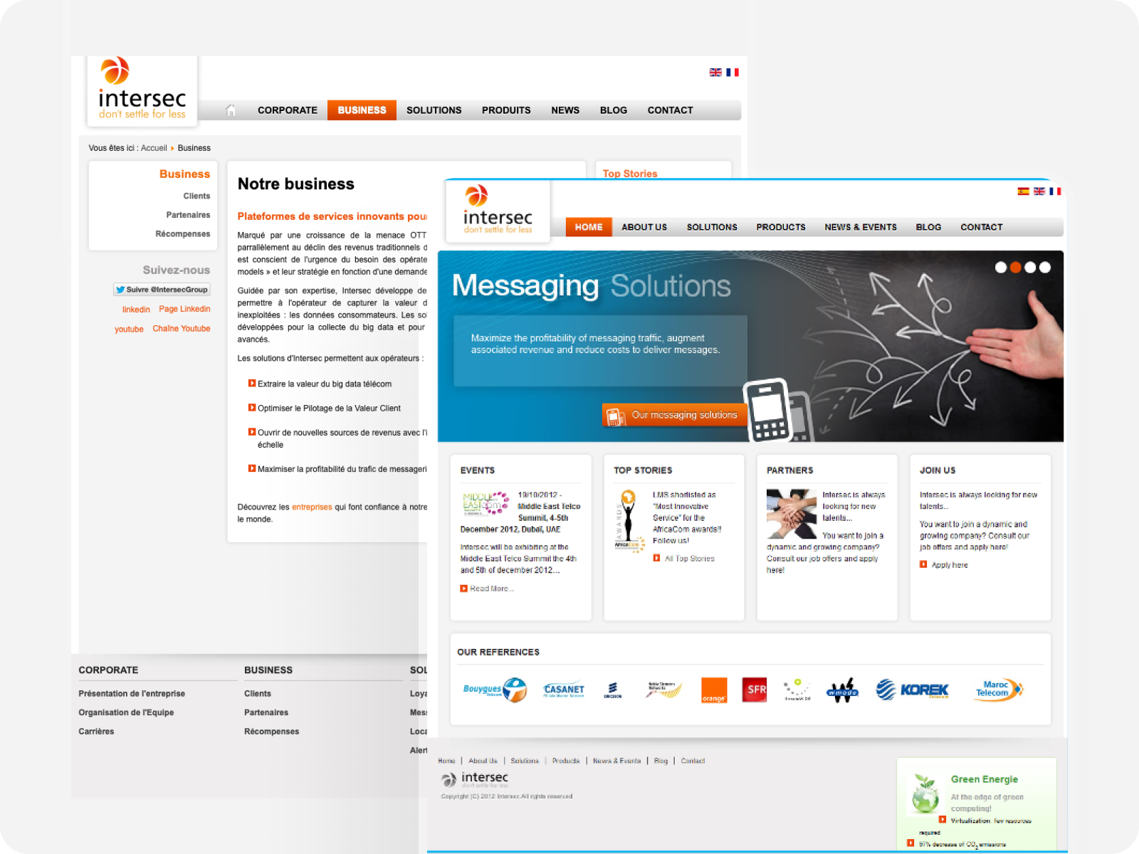 Intersec old website